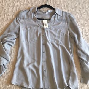 Express Grey Portofino Shirt